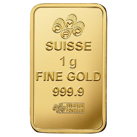 PAMP Suisse Fortuna 25 × 1 g Gold Bars – 999.9 Fine Gold