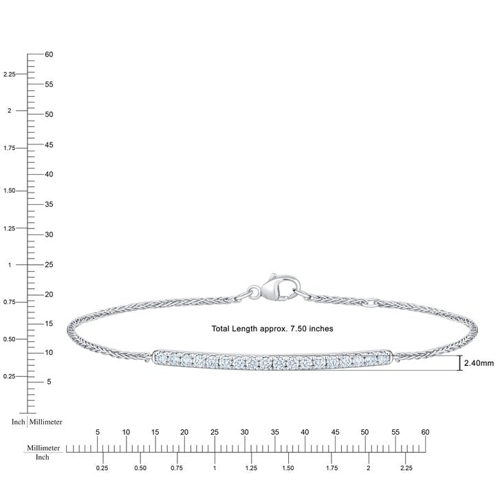 Bracelet measurement diagram